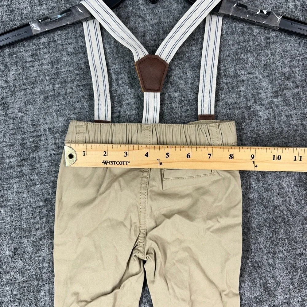OshKosh Suspender‎ Dress Pants Trousers Classiccore Vintage Style Baby Boy 3M